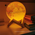 Children's Light Up Globe Lamp Vintage